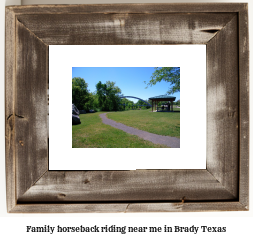 family horseback riding near me in Brady, Texas